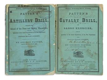 (CIVIL WAR--MANUALS.) Patten, George. Cavalry Drill and Sabre Exercise / Artillery Drill, Containing Instruction in . . .
